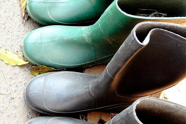 Botas de goma en Mazaricos
